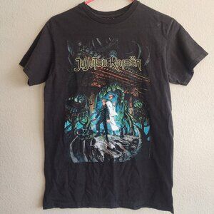 Jujutsu Kaisen Shirt Mens Small Black Crunchyroll Anime Graphic Tee Yuji Gojo